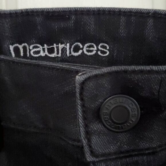 Maurices Black Distressed Skinny Jeans - Picture 6 of 10